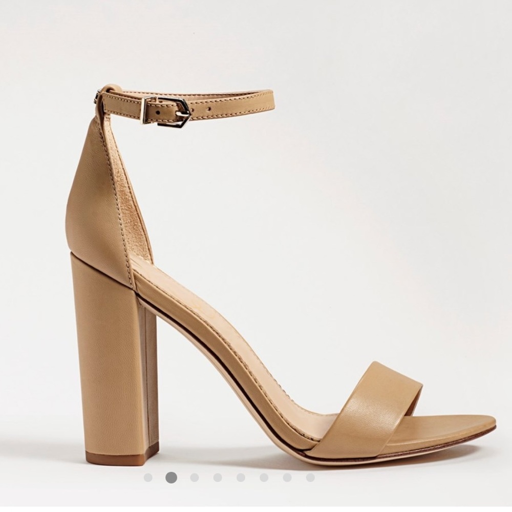 Sam Edelman nude sandal heels